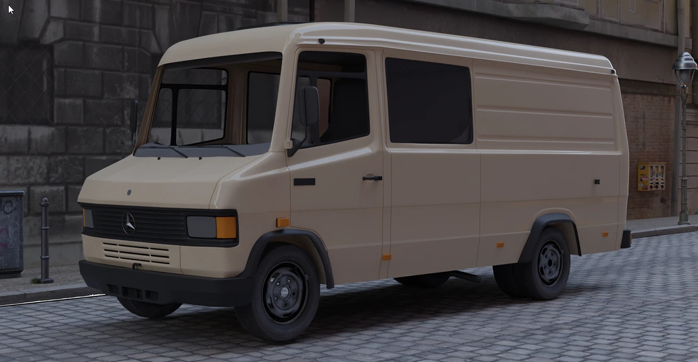 Mercedes 508D 3D model